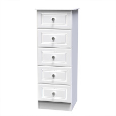 *Cancelled Order* - Balmoral 5 Drawer Locker - White Gloss (3x in stock)
