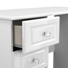 *Cancelled Order* - Balmoral 3 Drawer Desk - White Gloss (1x in stock) *Cancelled Order* - Balmoral 3 Drawer Desk - White Gloss (1x in stock)