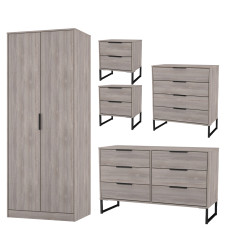 Clearance Hong Kong 5 Piece Set - Grey Oak