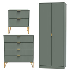 Clearance Linear 3 Piece Set - Reed Green