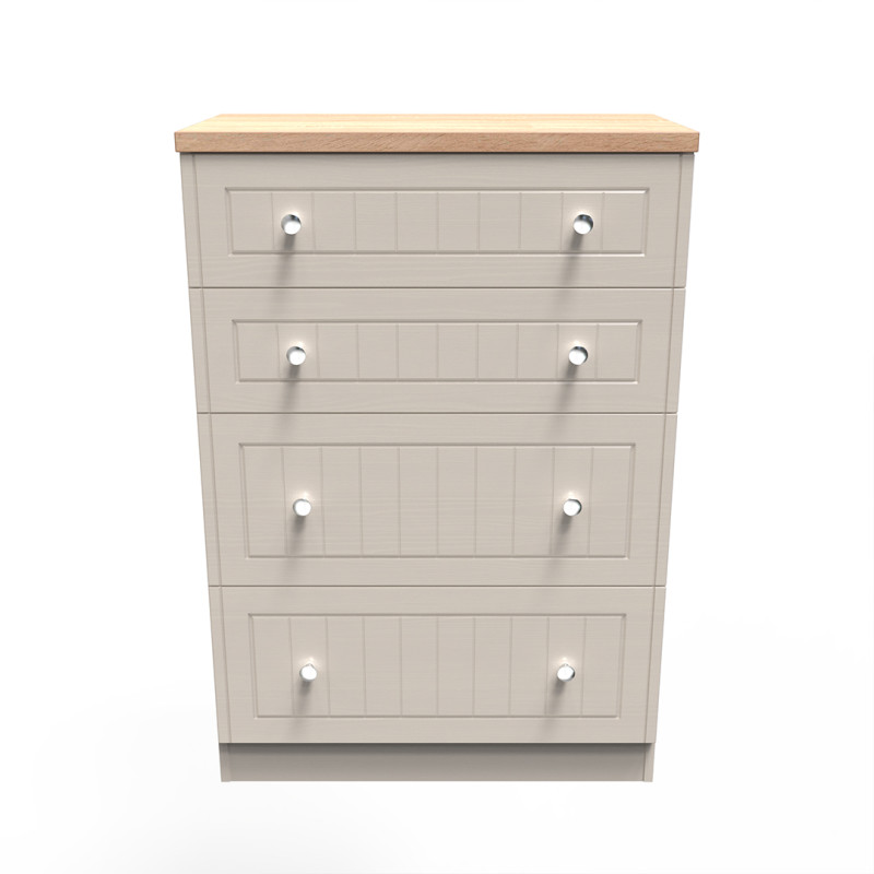 *Cancelled Order* - Vienna 4 Drawer Deep Chest - Kashmir Ash & Bardolino Oak (2x in stock)