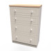*Cancelled Order* - Vienna 4 Drawer Deep Chest - Kashmir Ash & Bardolino Oak (2x in stock)