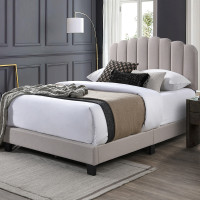 Haven Pebble Fabric Bed Frame 