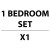 1x 3 Piece Bedroom Set  + £200.00