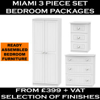 Miami 3 Piece Set - Bedroom Package Miami 3 Piece Set - Bedroom Package