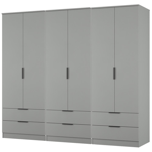 Erin Tall 6 Door 6 Drawer Wardrobe Erin Tall 6 Door 6 Drawer Wardrobe