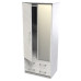 Avon Standard 2 Drawer Mirrored Wardrobe