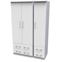 Avon Standard 3 Door 4 Drawer Wardrobe