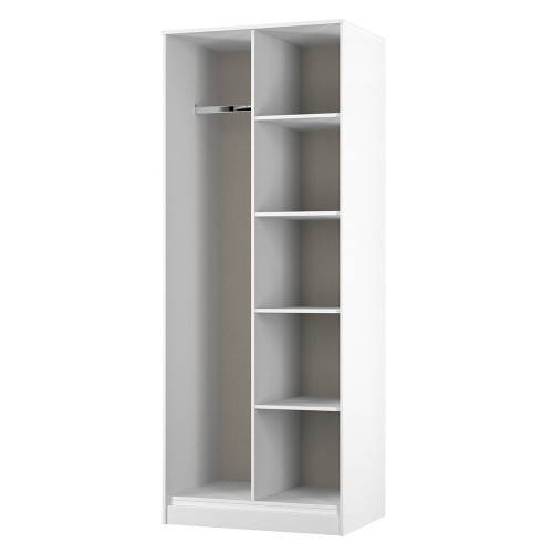 Fluted Open Shelf Wardrobe Fluted Open Shelf Wardrobe