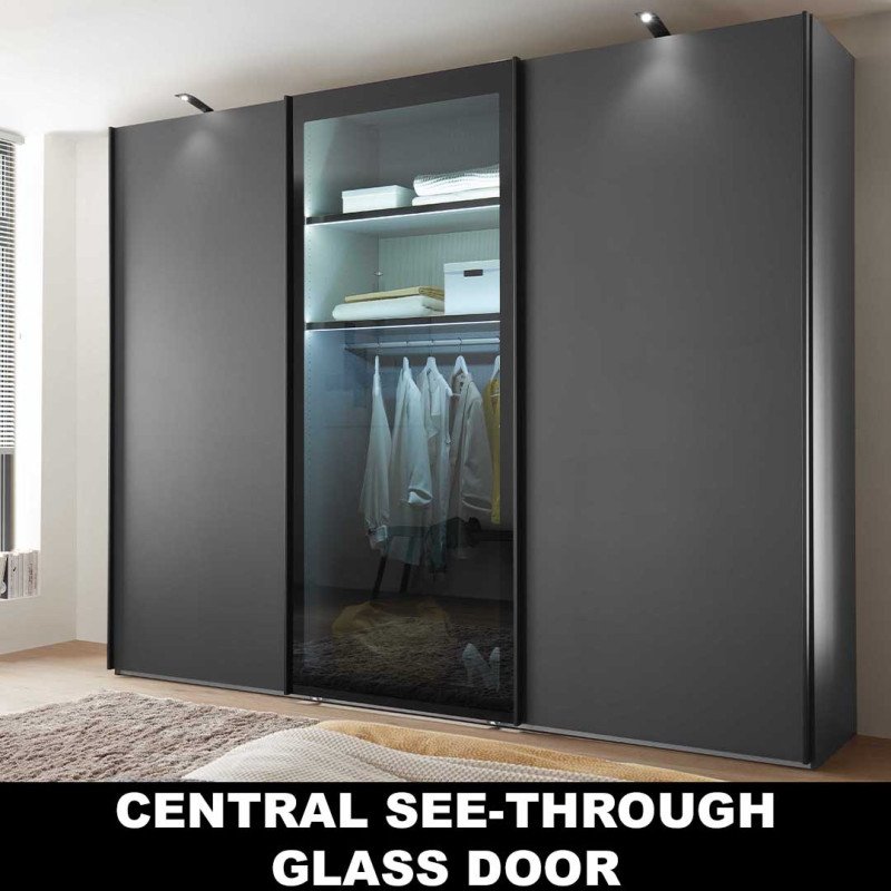 Wiemann Dubai 150cm Hinged Door Wardrobe 