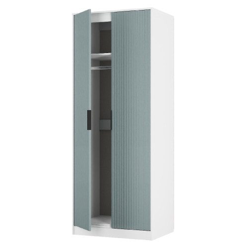 Fluted Tall 2 Door Wardrobe