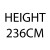 236cm   + £150.00 