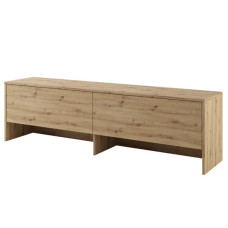 Oak Artisan Overbed Unit for 4ft6 Double Horizontal Wall Bed