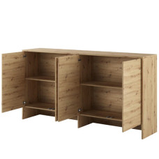 Oak Artisan Overbed Unit for 3ft Single Horizontal Wall Bed