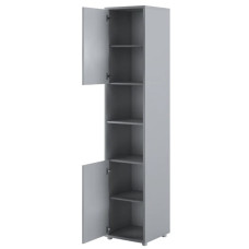 Grey Matt 2 Door Vertical Storage Cabinet