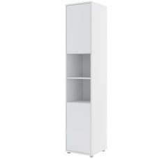 White Matt 2 Door Vertical Storage Cabinet