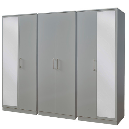 Destiny 6 Door Mirrored Wardrobe Destiny 6 Door Mirrored Wardrobe