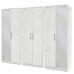 Destiny 6 Door Mirrored Wardrobe Destiny 6 Door Mirrored Wardrobe