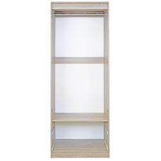 Victoria 2 Drawer Mirrored Wardrobe