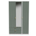 Las Vegas Tall 3 Door 2 Drawer Mirrored Wardrobe