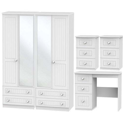 Miami 5 Piece Drawer Bedroom Set
