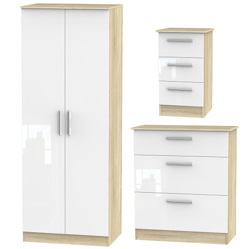 Mono 3 Piece Bedroom Set