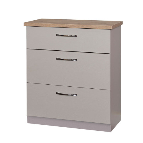 Siena 3 Drawer Deep Chest