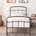 Mostyn Rose Gold Metal Bedframe