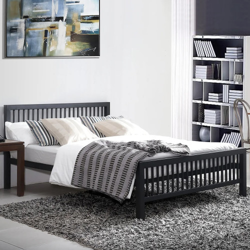 Meridian Black Metal Bedframe Meridian Black Metal Bedframe