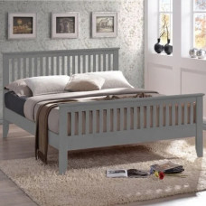 Turin Grey Wooden Bedframe