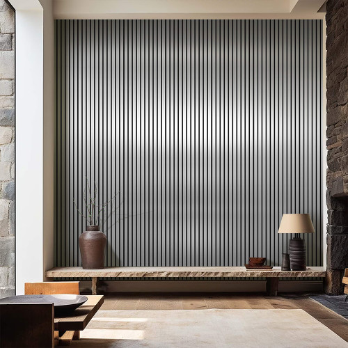 Silver Acoustic Wall Panels