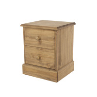 Dundee Pine 2 Drawer Petite Bedside