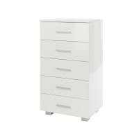 Melrose 5 Drawer Narrow Bedside