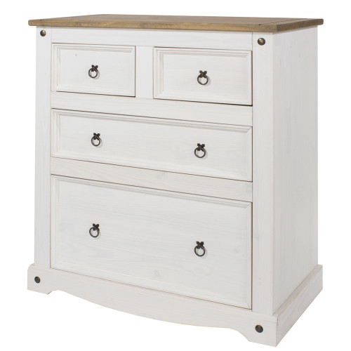 Mexican White 2+2 Drawer Chest Mexican White 2+2 Drawer Chest