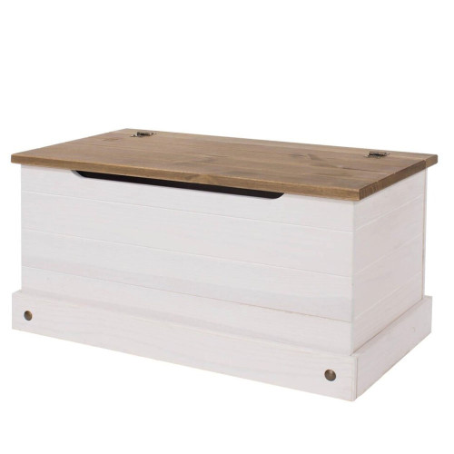 Mexican White Storage Trunk Mexican White Storage Trunk