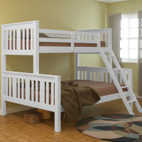Triple Sleeper White Bunk Bed