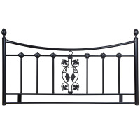 Elaine Black Metal Headboard