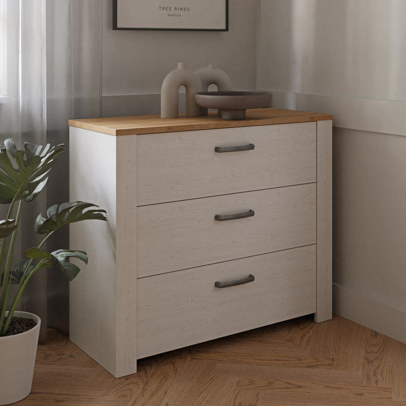 Bruny 3 Drawer Chest