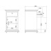 Picasso 1 Door 1 Drawer Nightstand
