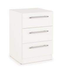 Naples 3 Drawer Bedside