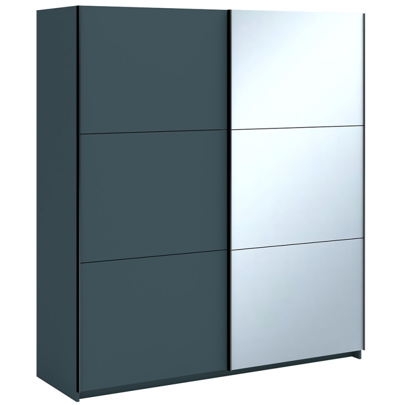 Newport White 2 Mirror Sliding Wardrobe (Colour & Size Options)