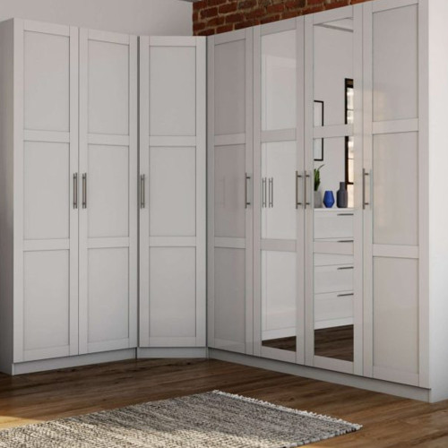 Ohio Large Corner Wardrobe Set