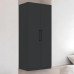 Parma Graphite 2 Door Wardrobe Parma Graphite 2 Door Wardrobe