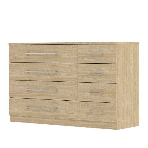 Parma Oak 8 Drawer Chest