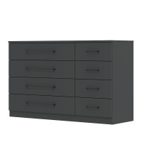 Parma Graphite 8 Drawer Chest