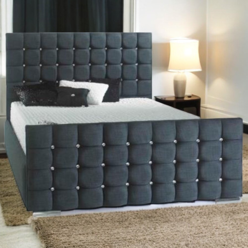 Paris Fabric Bedframe (Storage Options)