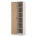 Bora 1 Door Wardrobe with Shelving