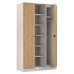 Bora Triple 2 Door Wardrobe with Shelving
