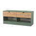 Bora 2 Drawer Bed Box with Shelf
