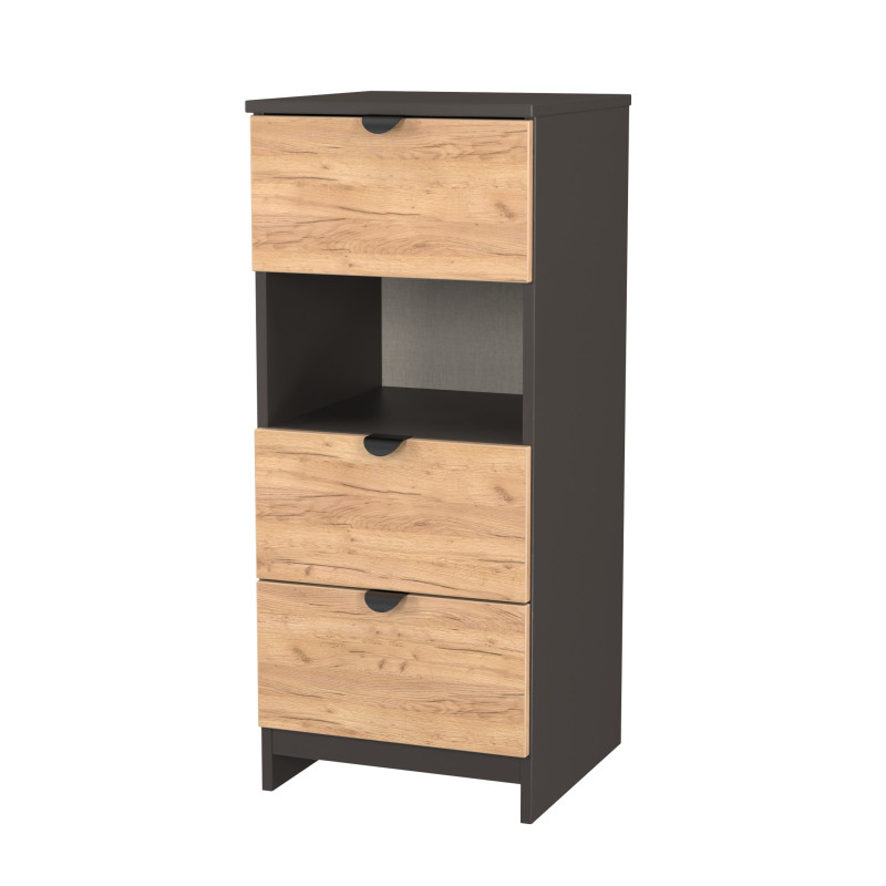 Bora 3 Drawer Locker with Shelf
